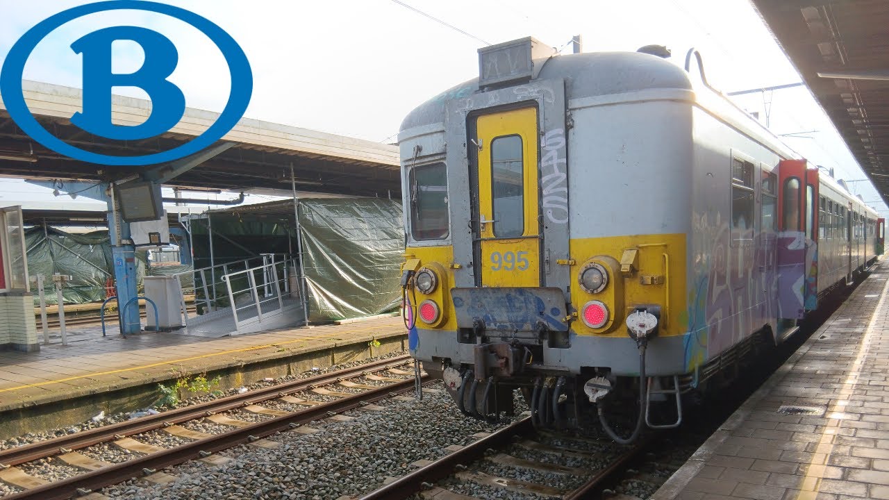 (Sncb) Voyage complet Train L 31 4065 Jurbise à Braine-le-Comte AMCR n°995.