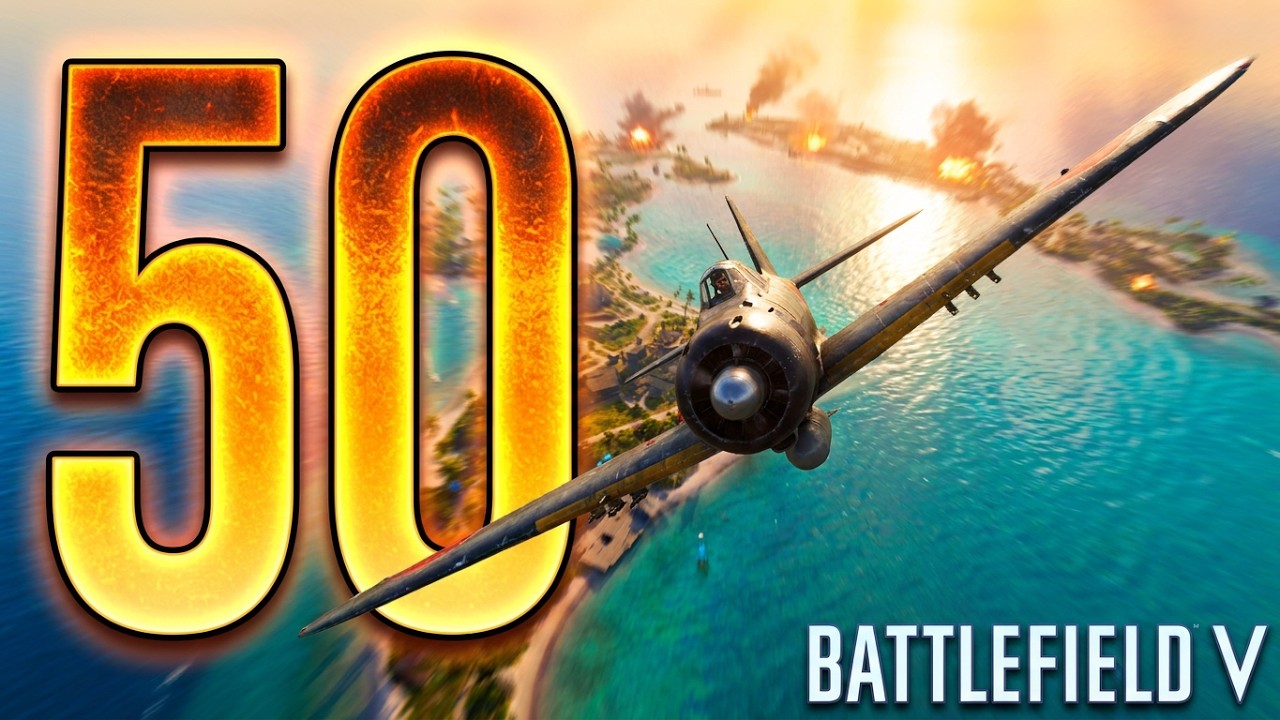 Zero A6M5 Plane Gameplay | Pacific Storm Map | 50-0 | Battlefield V Zero A6M5 Full Gameplay