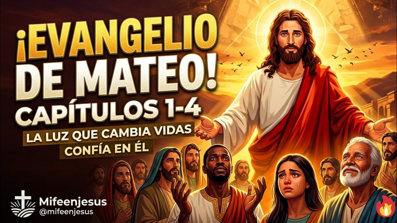 Evangelio de Jesús según Mateo - Capítulos 1 al 4 (Sagrada Biblia) 😇🙏🏼 