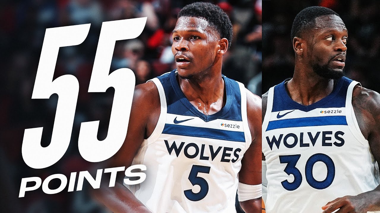 Anthony Edwards (33 PTS) & Julius Randle (22 PTS) Combine For 55 PTS In Chicago | November 7, 2024