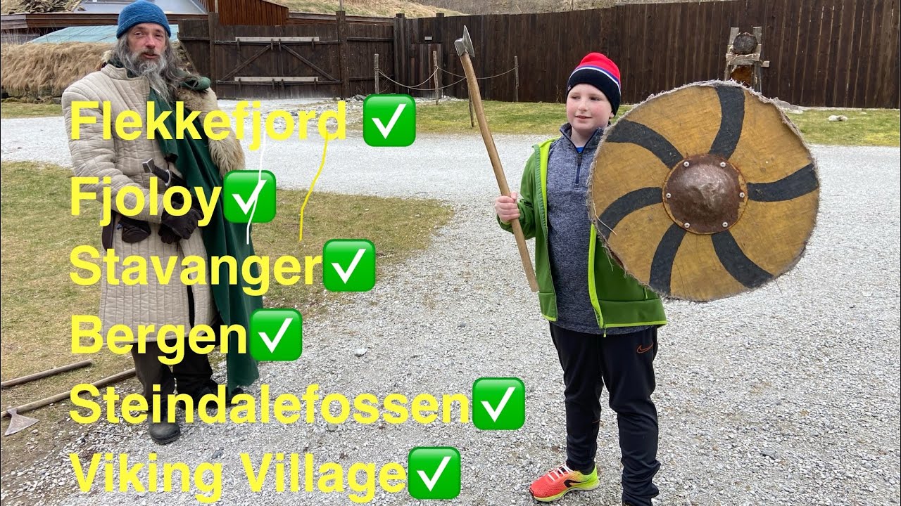 Flekkefjord, Stavanger, Fjoloy, Bergen & the Viking Village (Ollie’s  Nordic  adventure 2024 Pt 2)