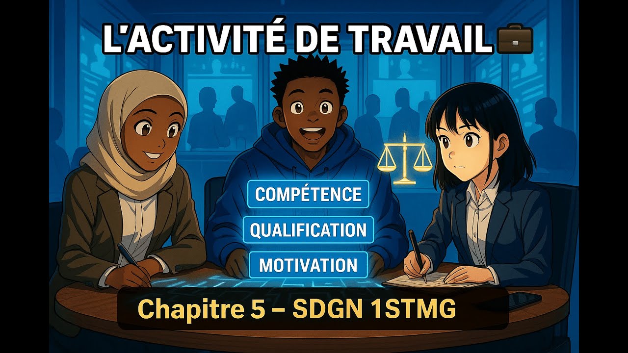 💼 Chapitre 5 1STMG SDGN – L’individu au travail (L'activité de travail)