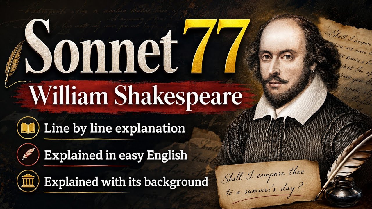 Sonnet 77 by Shakespeare | Line-by-Line Analysis & Full Explanation | The Gift of a Blank Book
