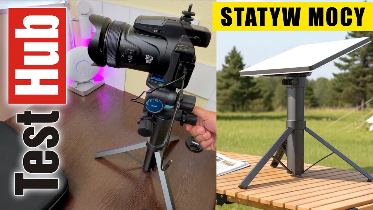 Statyw z power bankiem -  Orbynexa Starlink Mini Power Bank Stand with Integrated Tripod &ndash; PM166S