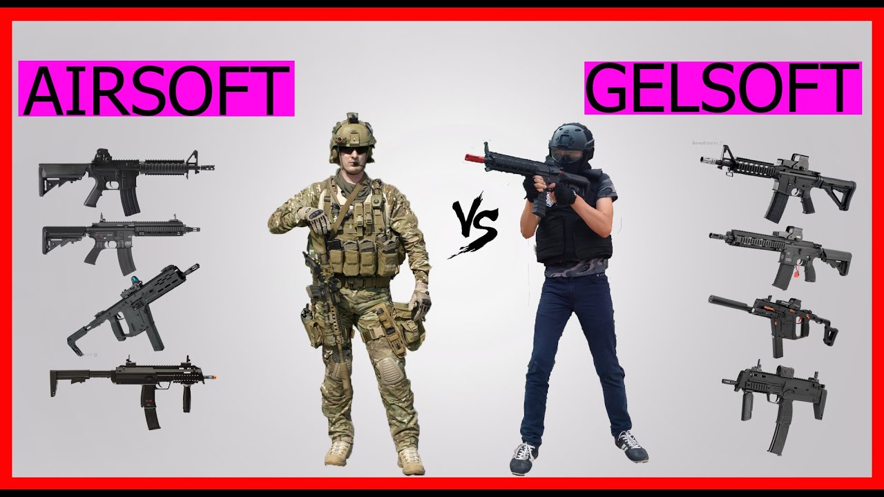 Airsoft vs Gelsoft PARA PRINCIPIANTES
