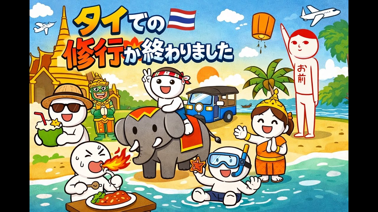 タイでの空気読み修行完了いたしました。【みんなで空気読み】タイ編#２