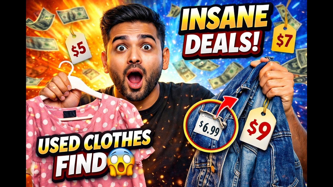 “I Bought Used Clothes for INSANE DEALS! 😱 Affordable Fashion Haul”