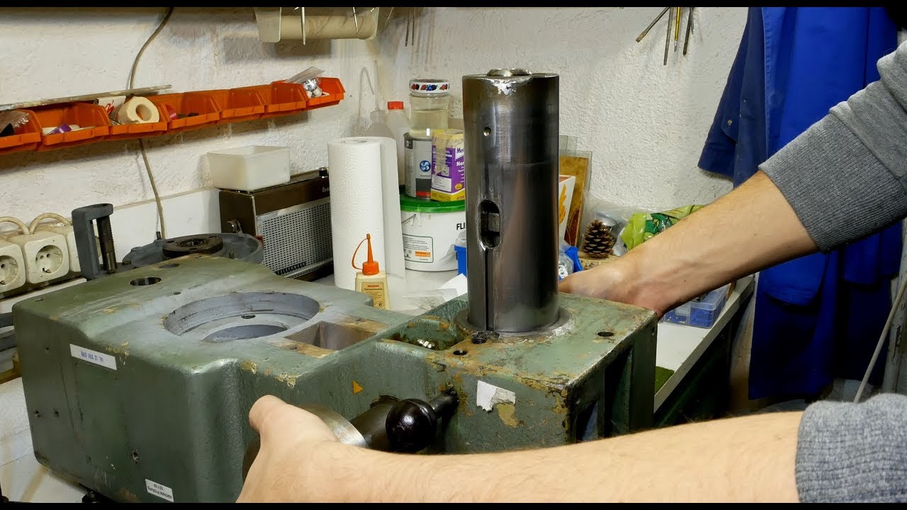 Pinole leichtgängig machen --Teil 2-- Restaurierung einer alten Bohrmaschine