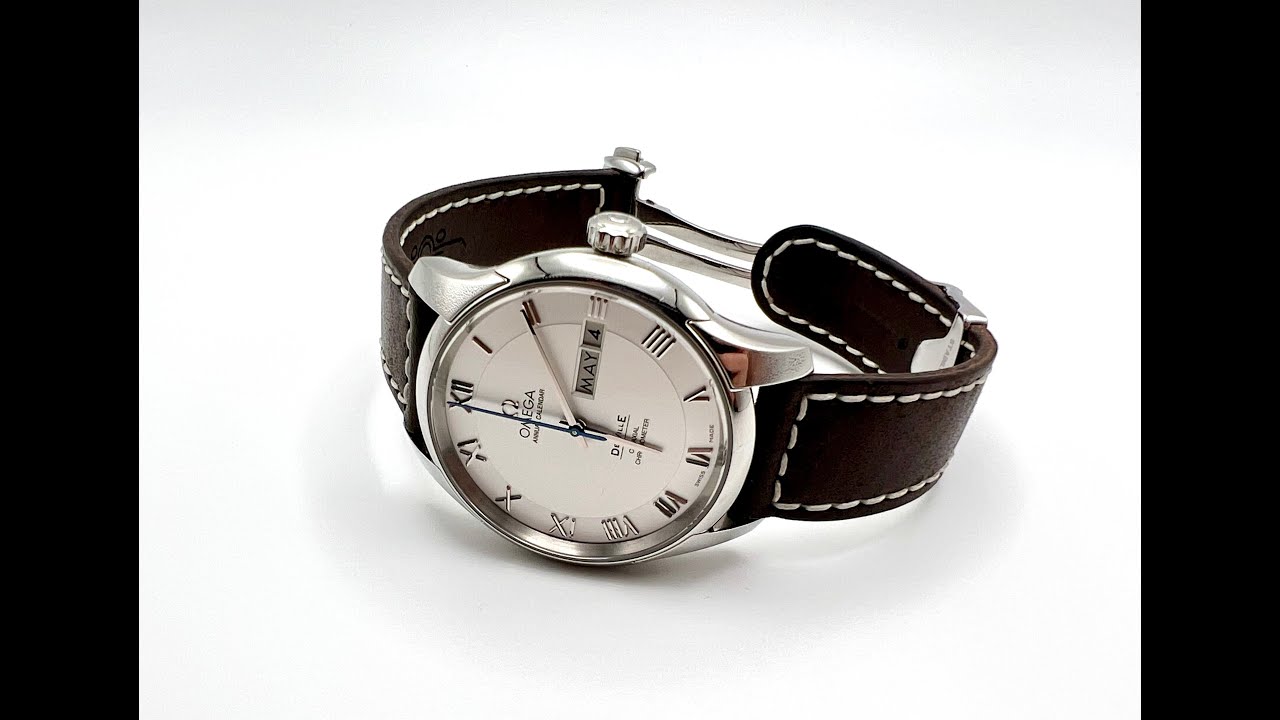 Leathercraft - Omega De Ville - Handmade Leather Watch Strap