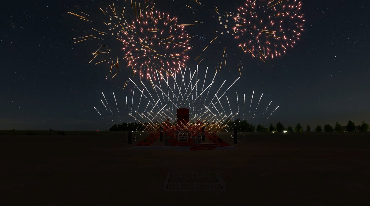 FWsim | Rise Again ~ Hard Driver (Defqon 1 2022 Closing Theme)  | Virtual fireworks show |