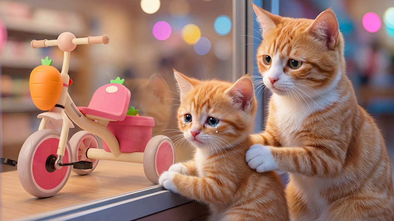 Mama Cat Trims Fur on the Farm and Makes Tiger Hat For Kittens At Home🐾🎩🐯