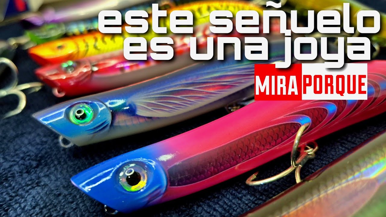 ESTE SEÑUELO ES UNA JOYA, mira porque // señuelos de pesca//el mejor señuelo de pesca