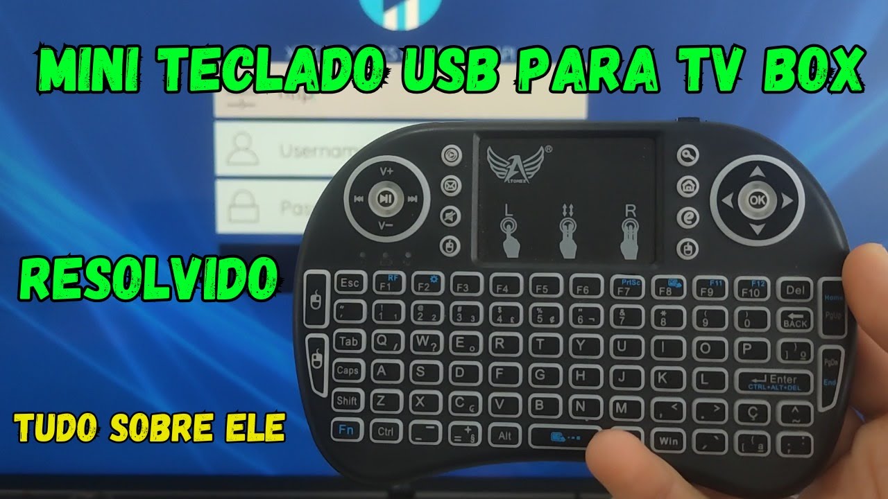MINI TECLADO TV BOX TODAS AS FUNÇÕES - NÃO FUNCIONA RESOLVIDO XCIPTV