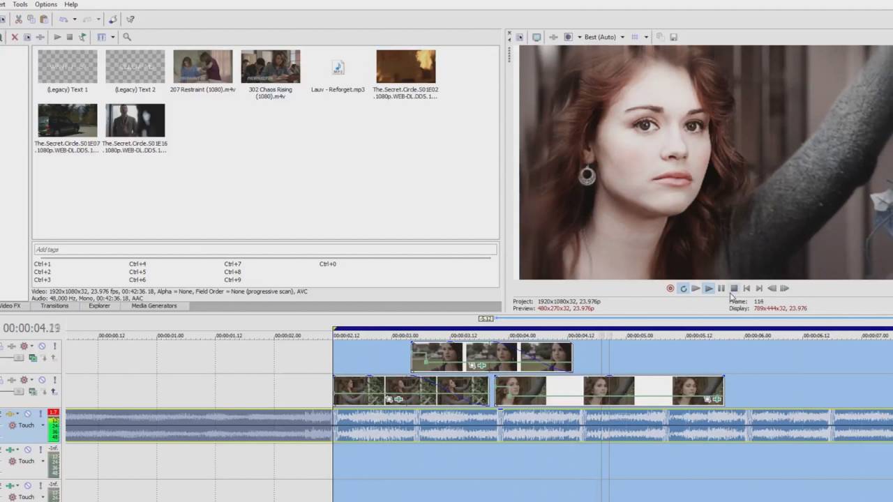 Sony Vegas Pro 13 Tutorial - Screen Transition