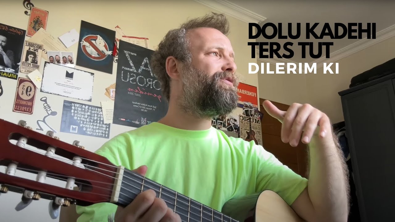 Dolu Kadehi Ters Tut - Dilerim Ki gitar ile nasıl çalınır ? Kolay Akorlu Şarkılar