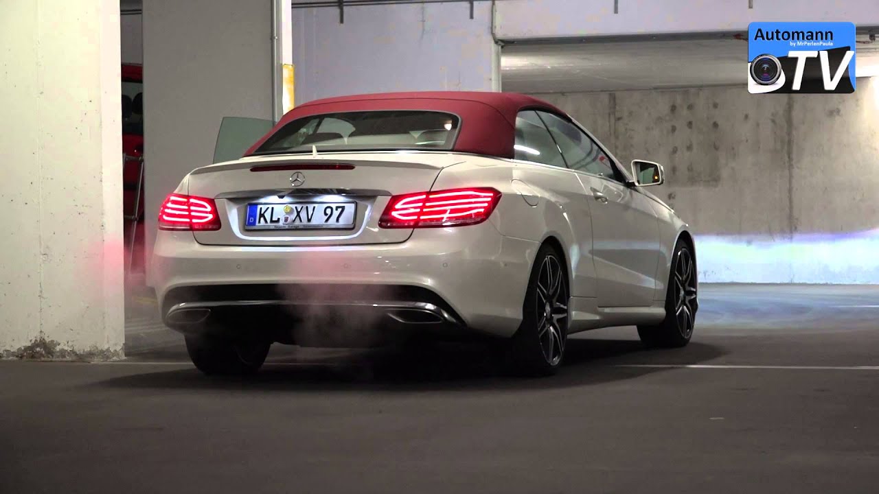 2015 Mercedes E 500 Cabrio (407hp) - pure SOUND (1080p)