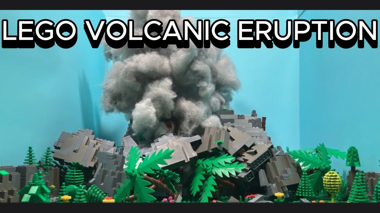 Lego Volcano (Stop Motion)