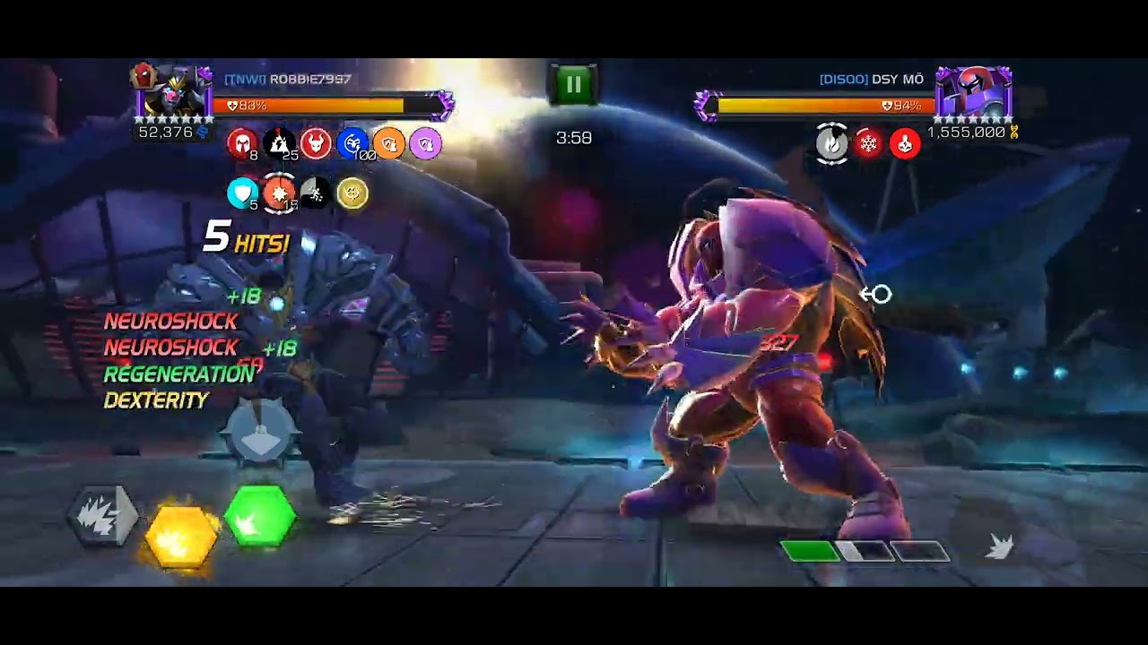 MCOC Solvarch vs Onslaught AW Big Thing node 10
