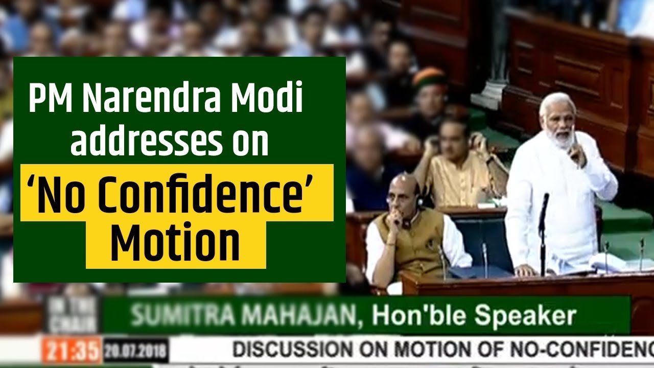 PM Shri Narendra Modi's speech on No Confidence Motion in Parliament