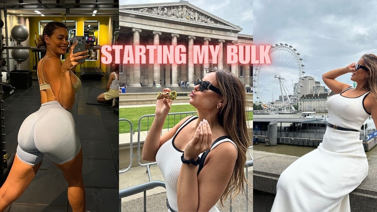How I bulk for even MORE glute gains + London Vlog