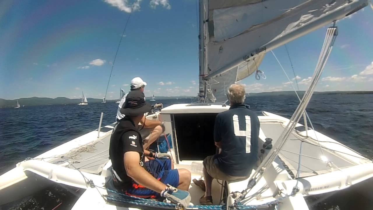 Corsair 242 F-24 MKII Trimaran Racing  - Great Sacandaga Lake