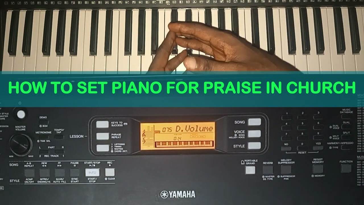 How to Set Voices for Praise Songs on Yahama PSR-E373 | PSR E 463 / E433 / E453 / E423 / E473