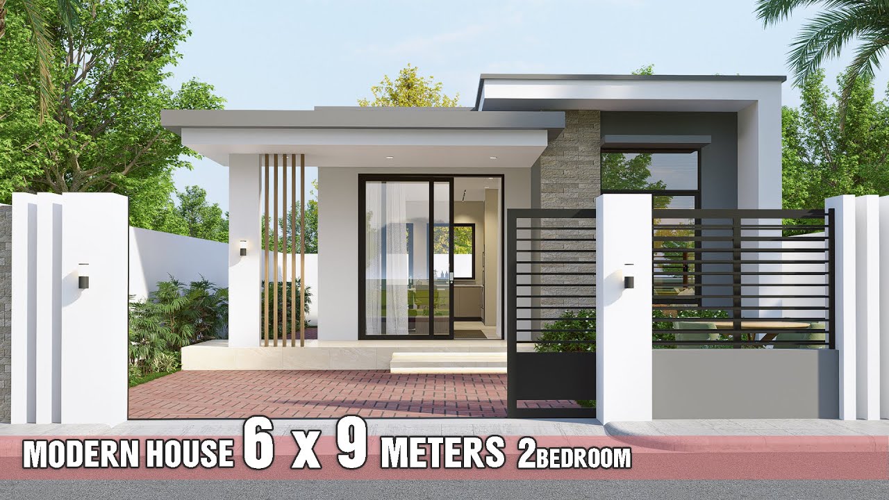 Modern Small House Design | 6 x 9 Meters (Have a nice day)