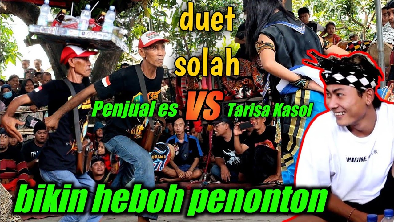 Angon celeng di Sidoarjo Kasol duet solah sama bakul es