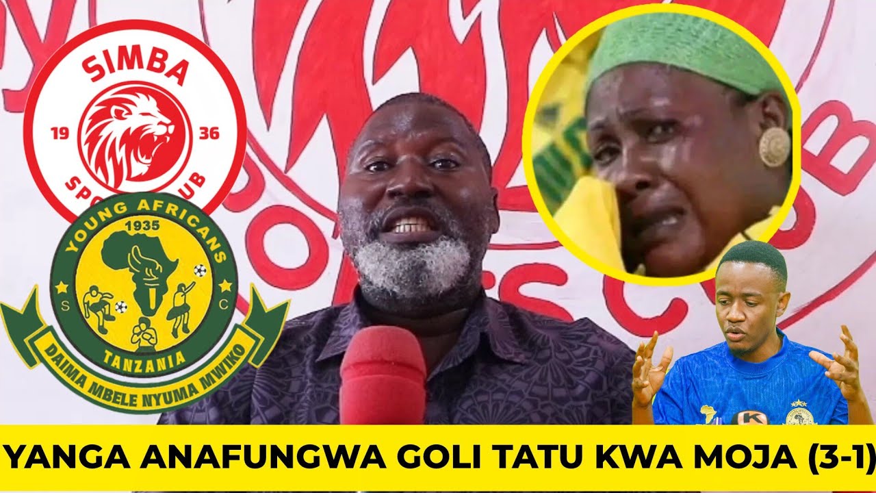 SIMBA KUMFUNGA YANGA GOLI TATU KWA MOJA (3-1) PALE ZANZIBAR