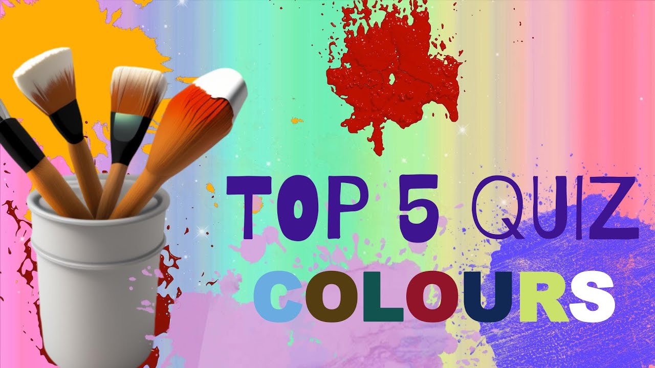 🌈 TOP 5 COLOR QUIZ! Name Something That’s… (Fun for School & Home) | ESL Friendly