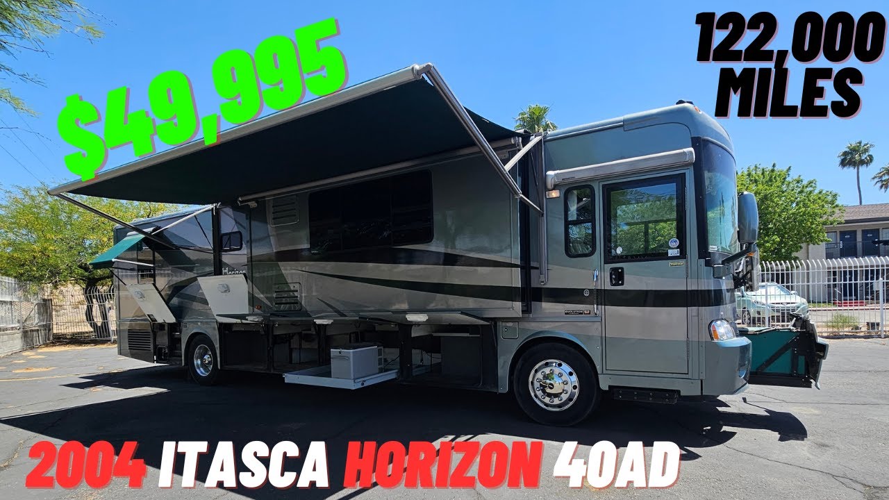 You Won't Believe This RV Has 122,000 Miles On It! 2004 Itasca Horizon 40AD #rv #rvwalkthroughs