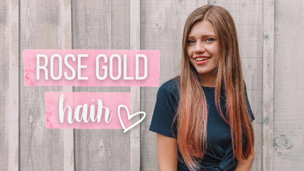 Dying My Hair Rose Gold - Kirsten Ess Rose Gold Temporary Tint