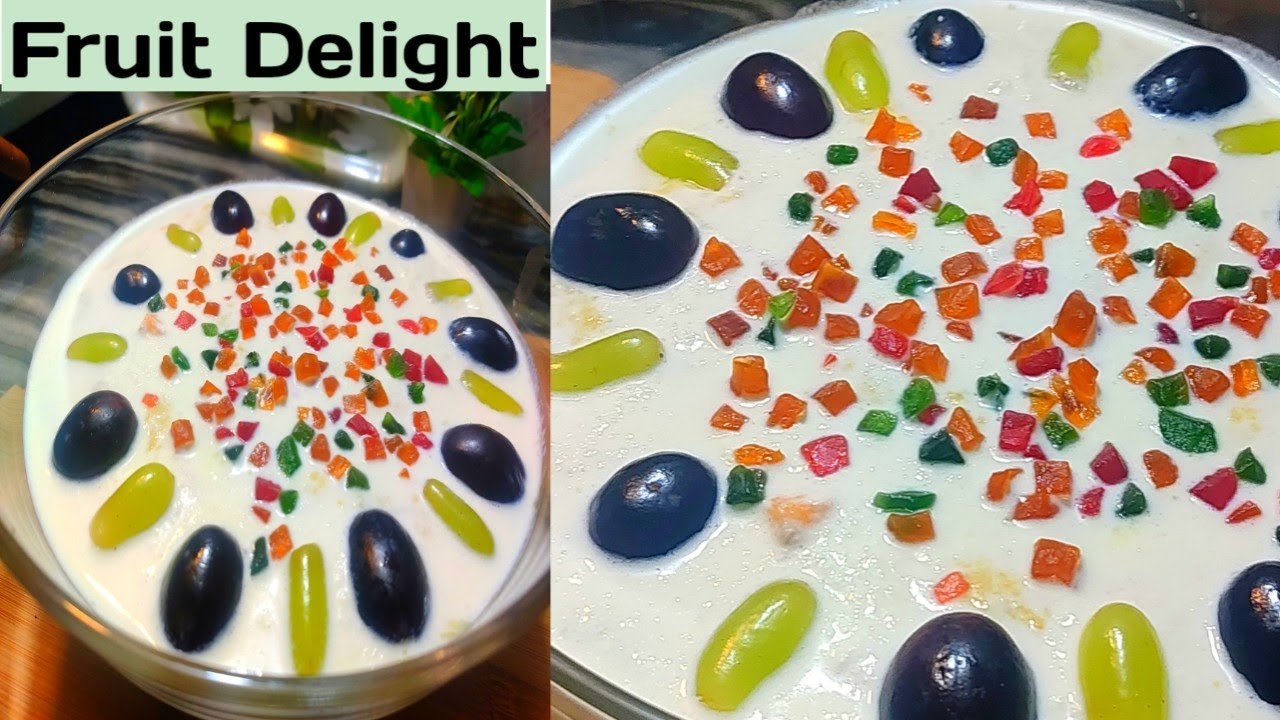 Easy & Quick Refreshing Dessert || Custard Fruit Trifle Delight ||  Cook with Nikhat Recipes