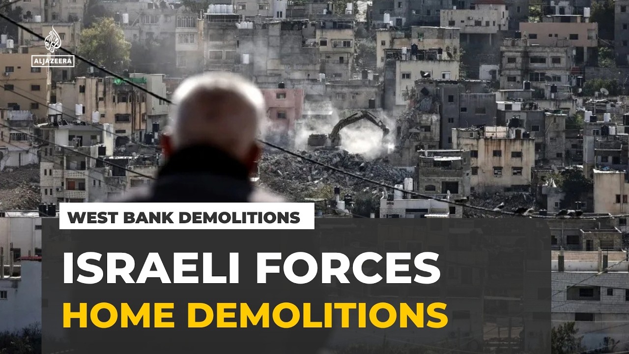 Occupied West Bank demolitions: Israeli forces destroying more Palestinian homes