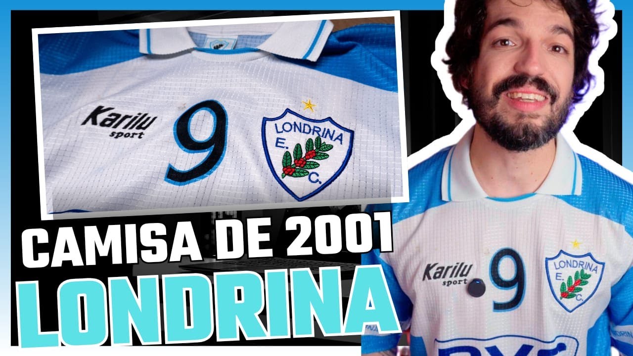 Londrina EC 2001: uma camisa dos anos 2000 com apar&ecirc;ncia de anos 90!