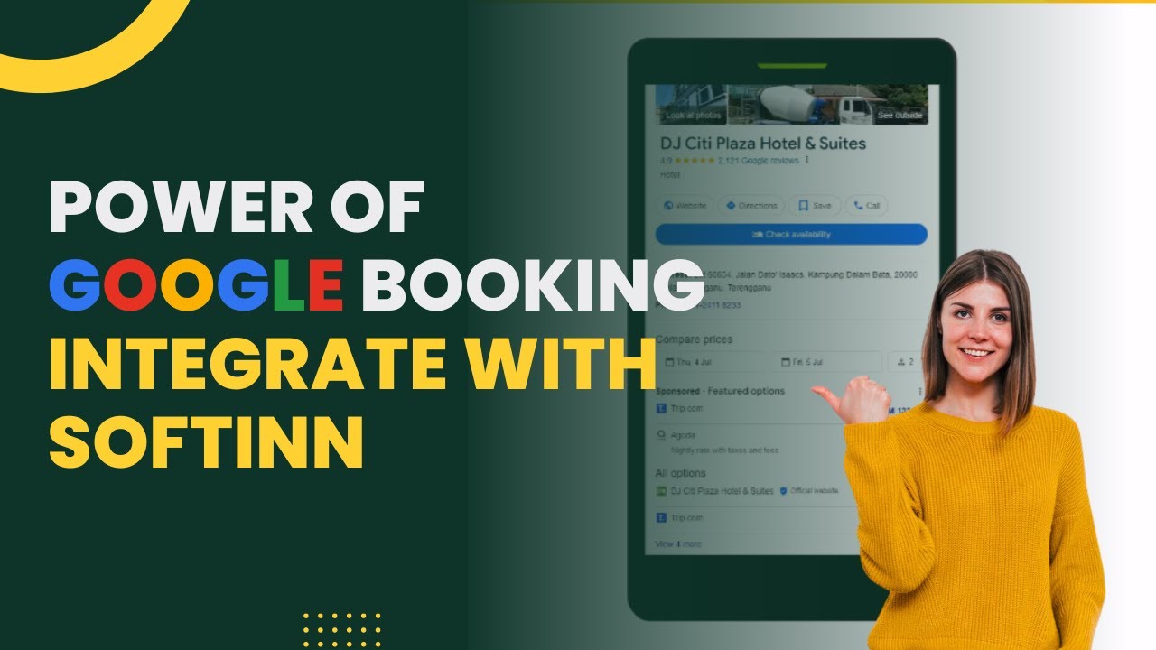 Google Booking Link integrate with Softinn
