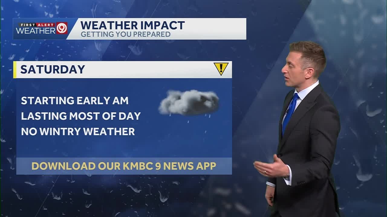 Widespread rain moving in overnight across Kansas City metro
