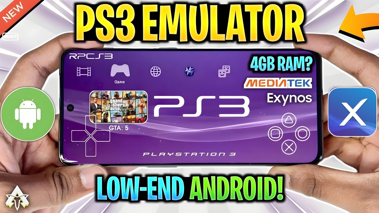 🔥 Тестирование эмулятора RPCSX для PS3 на Android на *слабом* устройстве с видеокартой Mali! Гейм...
