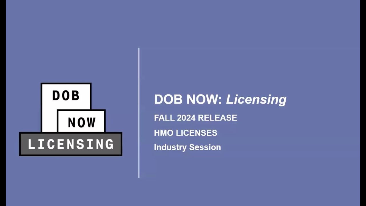 DOB NOW Licensing – Hoisting Machine Operator HMO Training