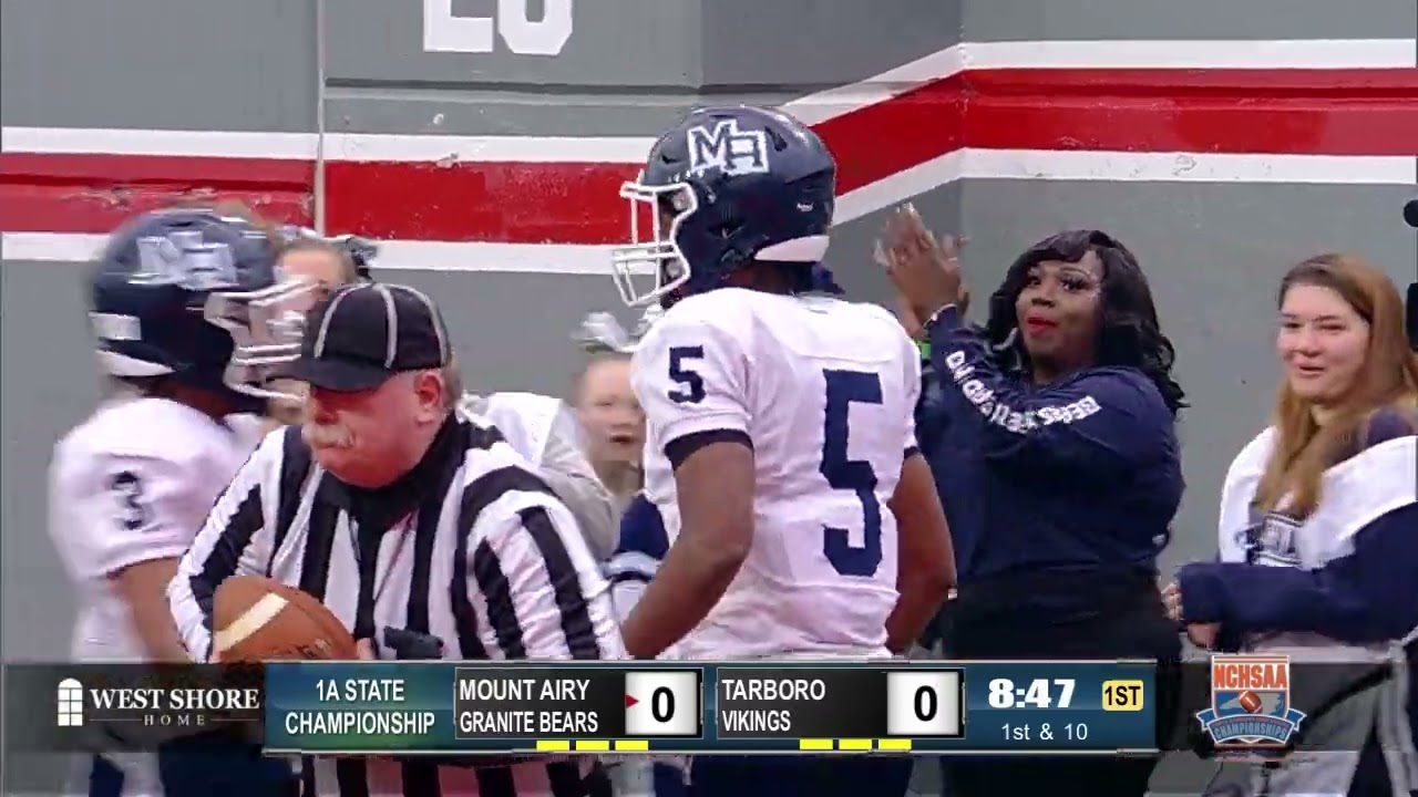 NCHSAA Football 1A Championship Game - Mount Airy vs Tarboro (2022)