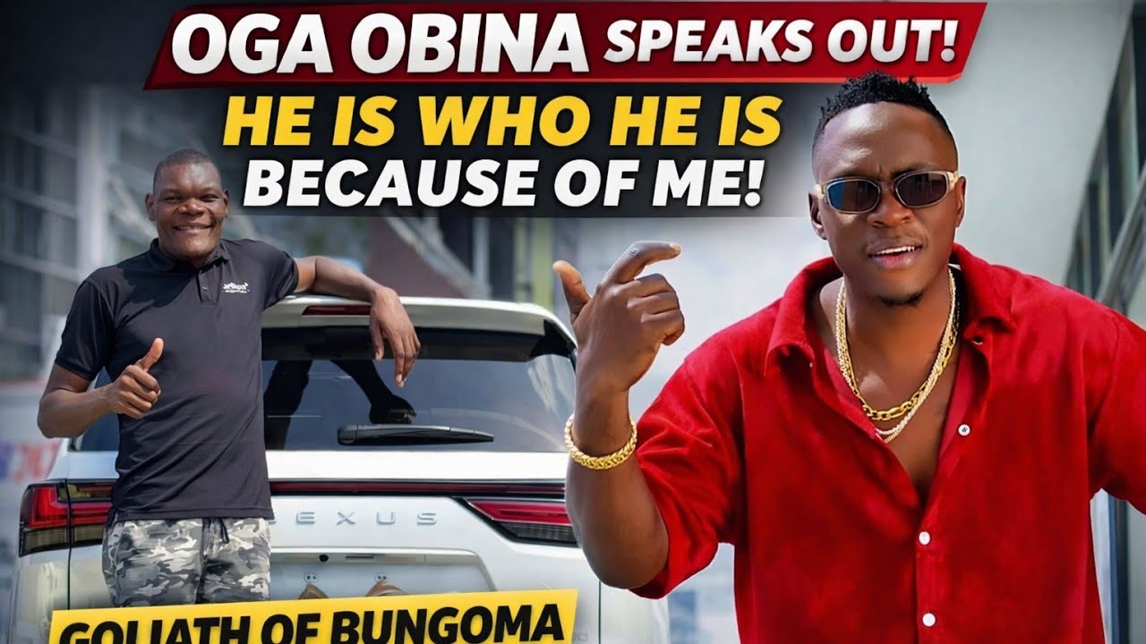 I made Goliath wa Bungoma famous_ Oga Obinna addresses his beef with Goliath wa Bungoma.