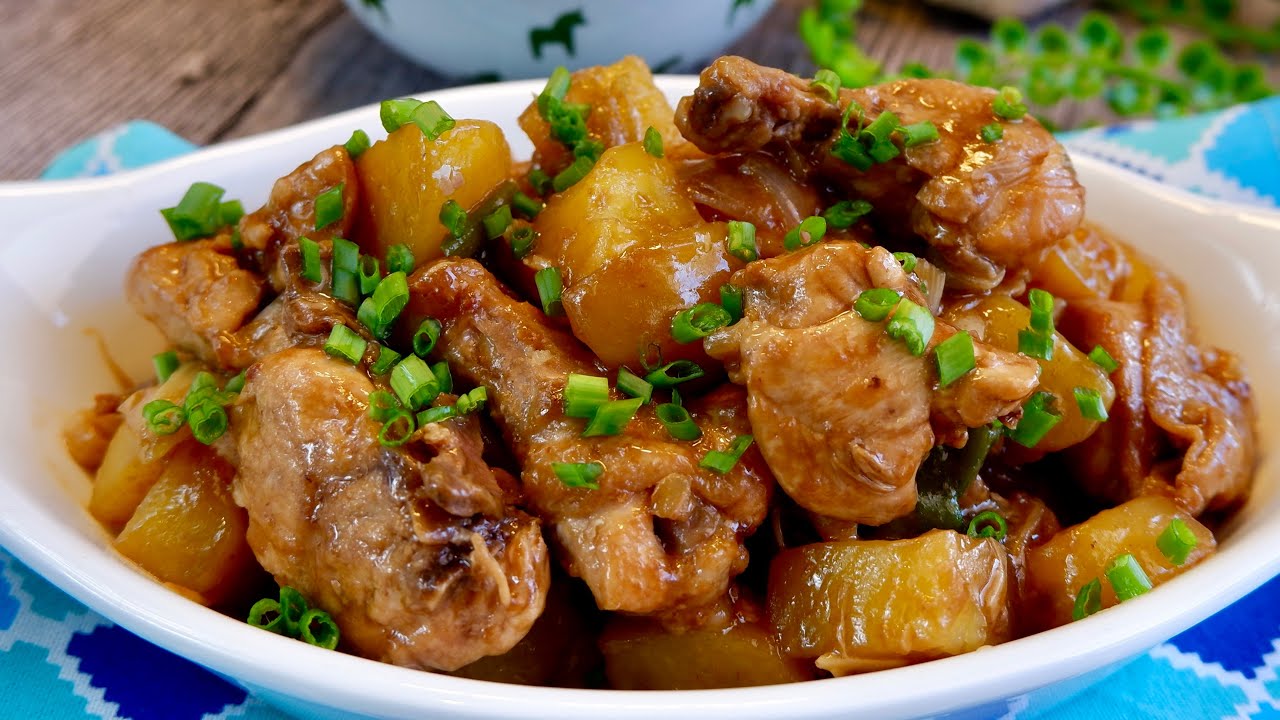 Не нужно мариновать! Всего 3 простых шага. Быстрый рецепт тушеной курицы с картофелем по-китайски.