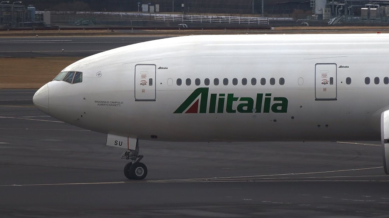 Alitalia New Livery Boeing 777-200ER I-DISU [NRT/RJAA]