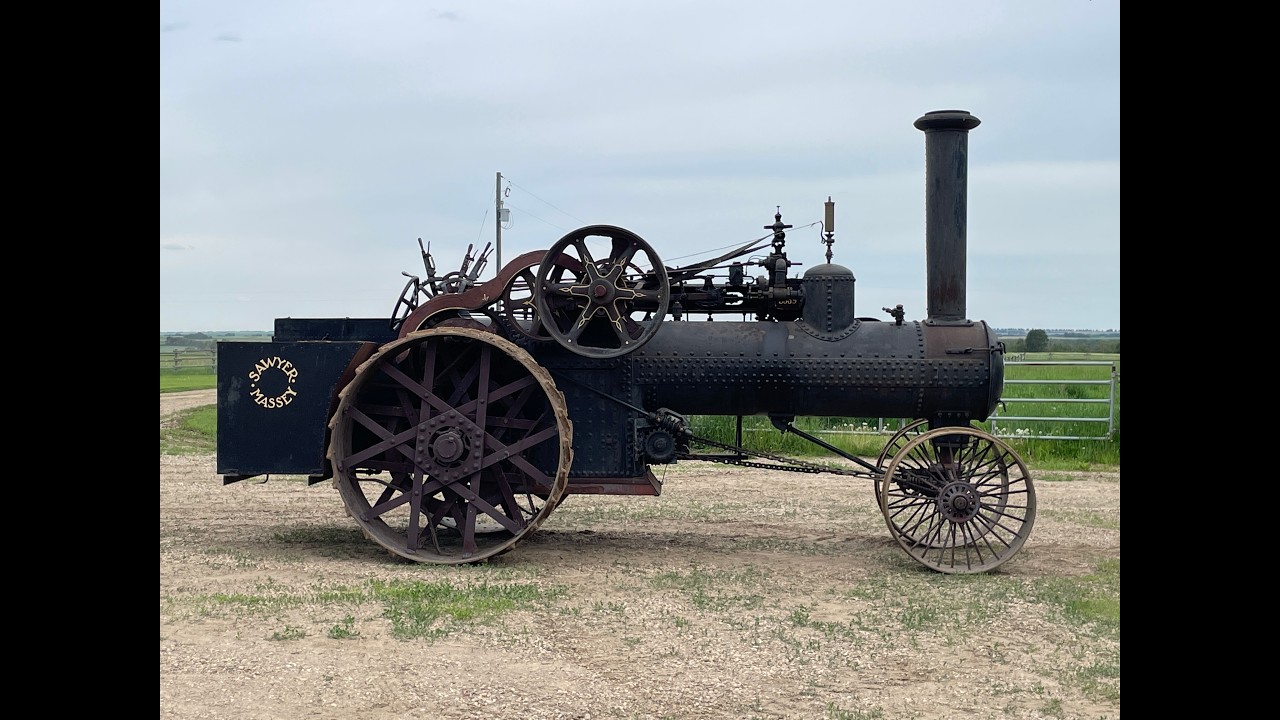 Сертификация и запуск парового трактора Sawyer Massey 1912 года