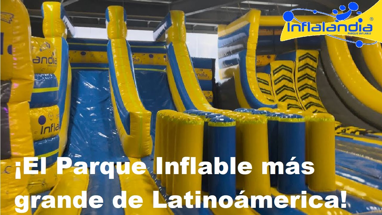 ¡Ya Abrió Inflalandia! - Así es El Parque Inflable más grande de Latinoamérica