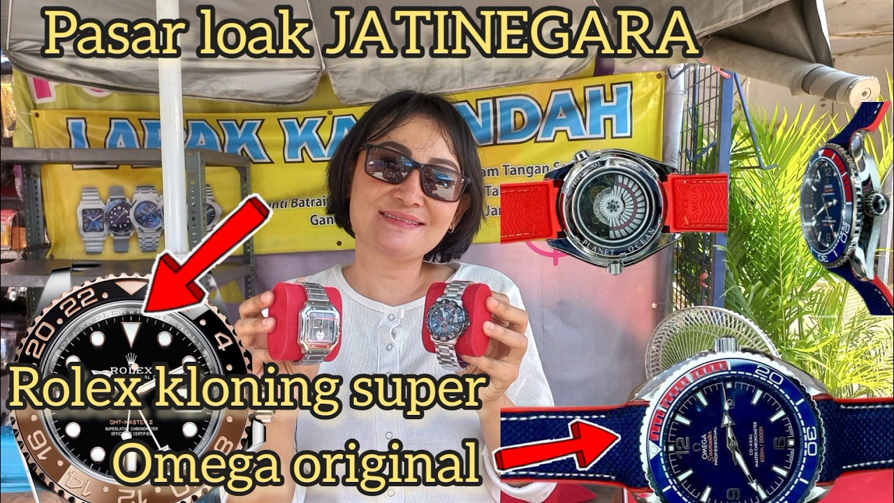 BONGKAR STOK JAM TANGAN ROLEX ❗SEIKO ❗OMEGA dan PILIPS  di PASAR LOAK JATINEGARA