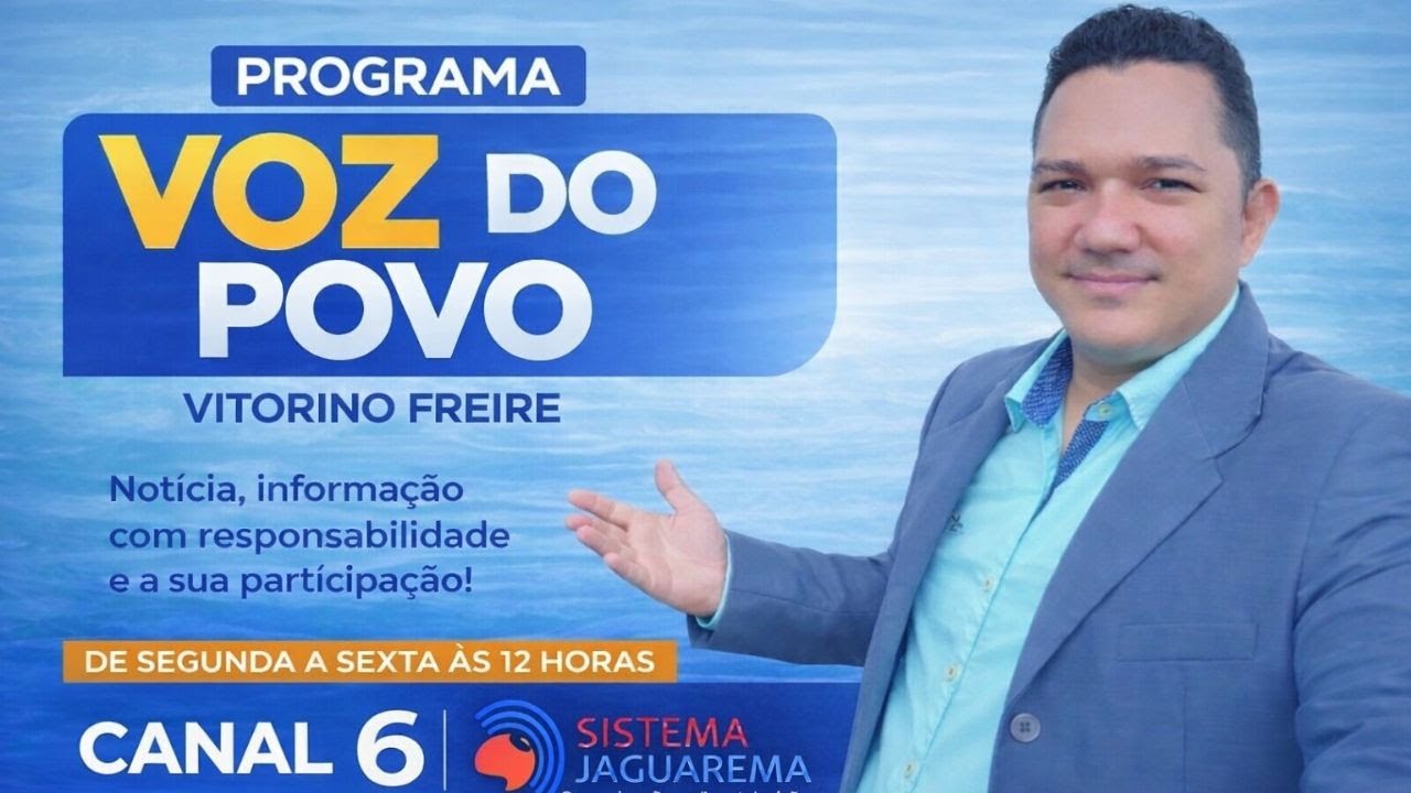 PROGRAMA VOZ DO POVO COM ELISON BARROS (12/01/2026)
