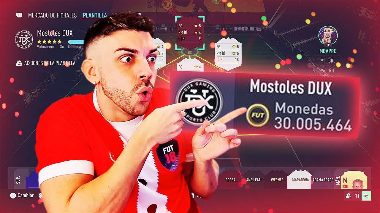 PLANTILLA DE 30 MILLONES DE MONEDAS