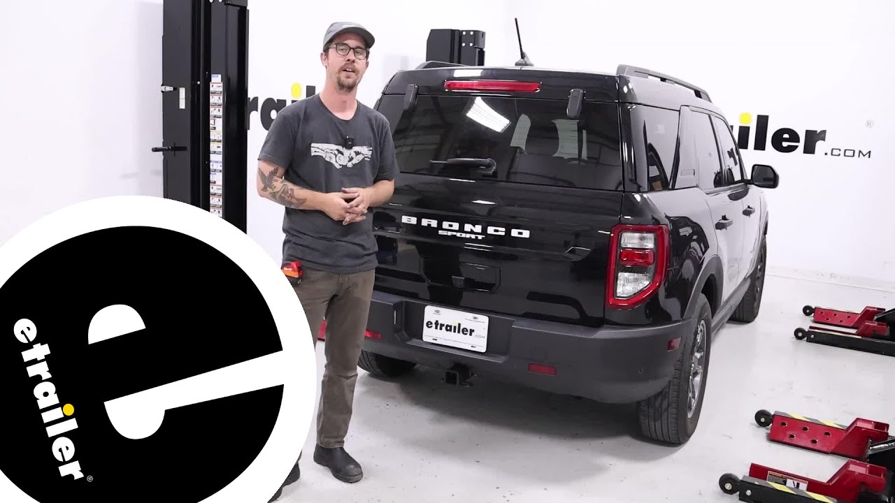 Installing the etrailer Trailer Hitch Receiver on a 2022 Ford Bronco Sport