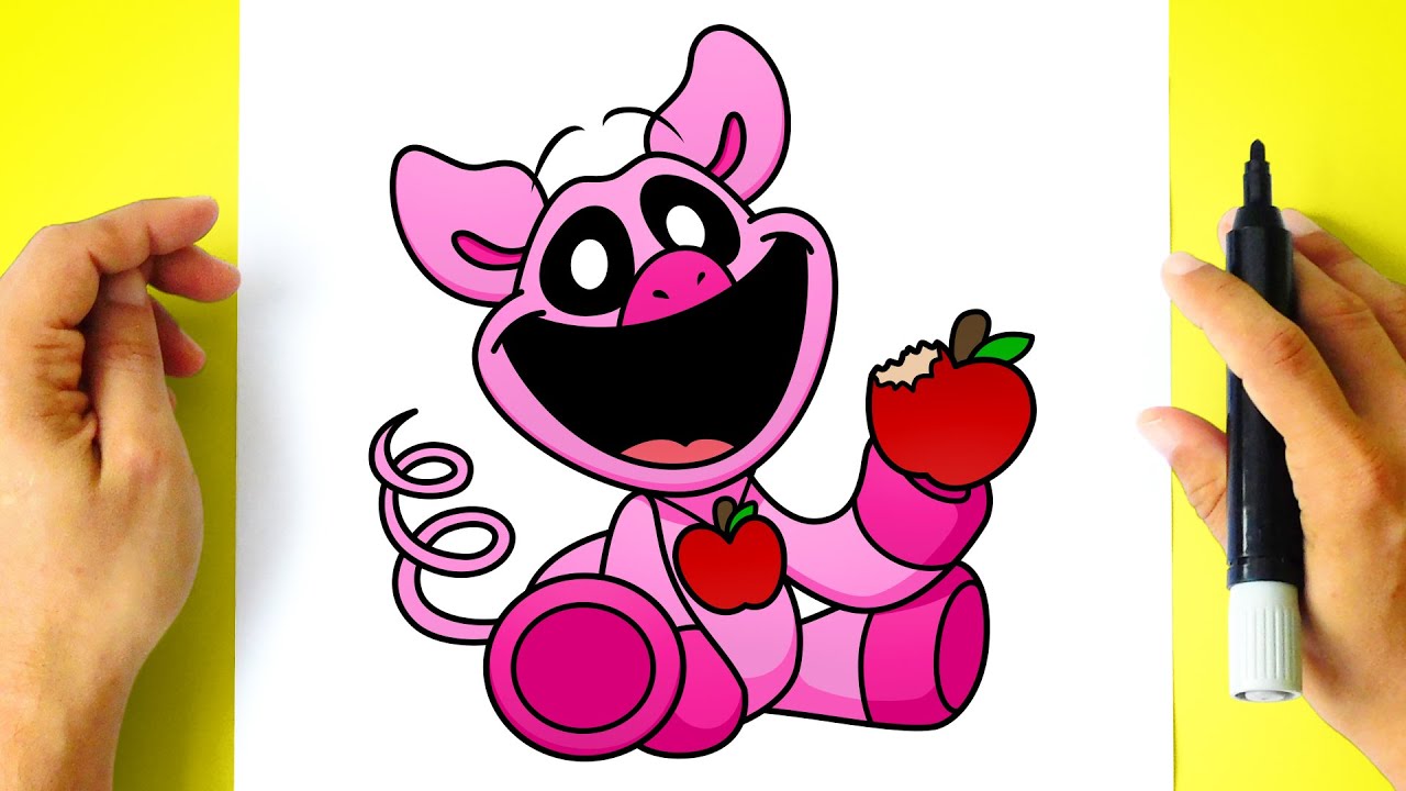 How to DRAW PICKY PIGGY - Smiling Critters - [ Drawing POPPY PLAYTIME Characters ]